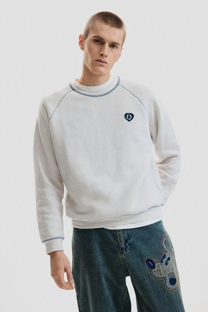 BASIS-Baumwoll-SWEATSHIRT