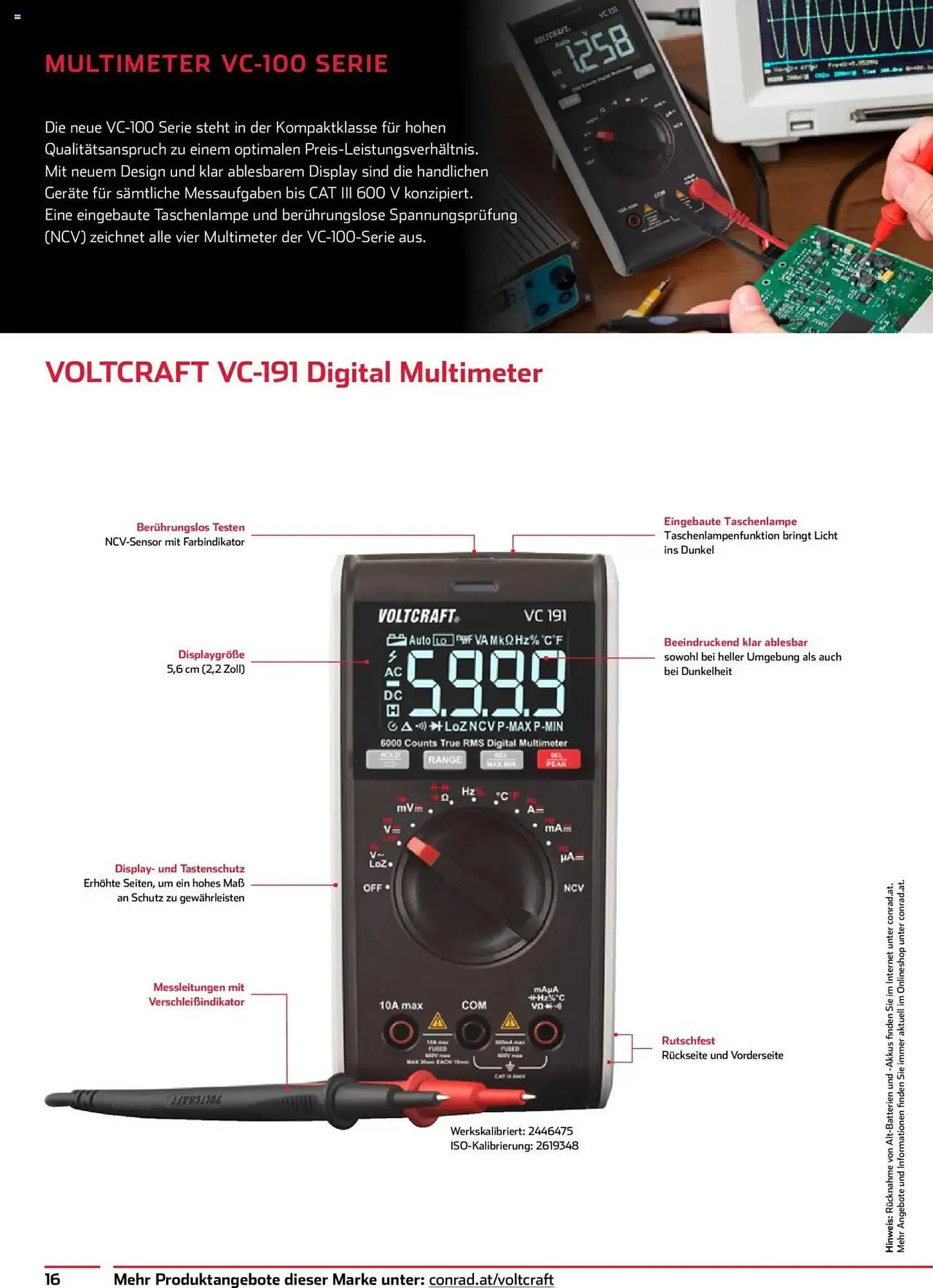 Conrad Katalog von 1. Oktober bis 30. November 2025 - Flugblätt seite  16