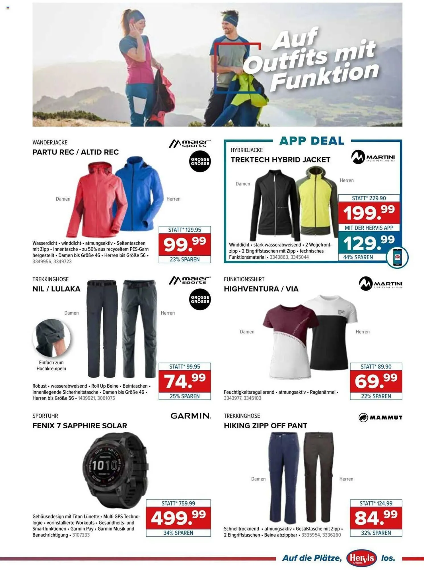 Hervis Flugblatt von 22. April bis 28. April 2024 - Flugblätt seite 7