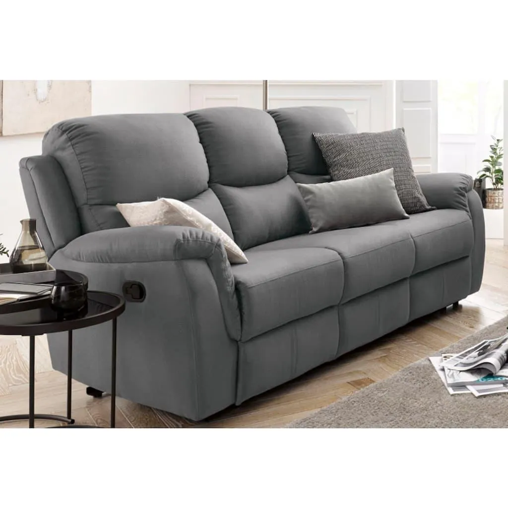 ATLANTIC home collection 3-Sitzer »Diana« mit Relaxfunktion und Federkern, hohe Belastbarkeit