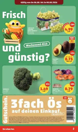 PENNY Flugblatt von 6. August bis 12. August 2026 - Flugblätt seite 2