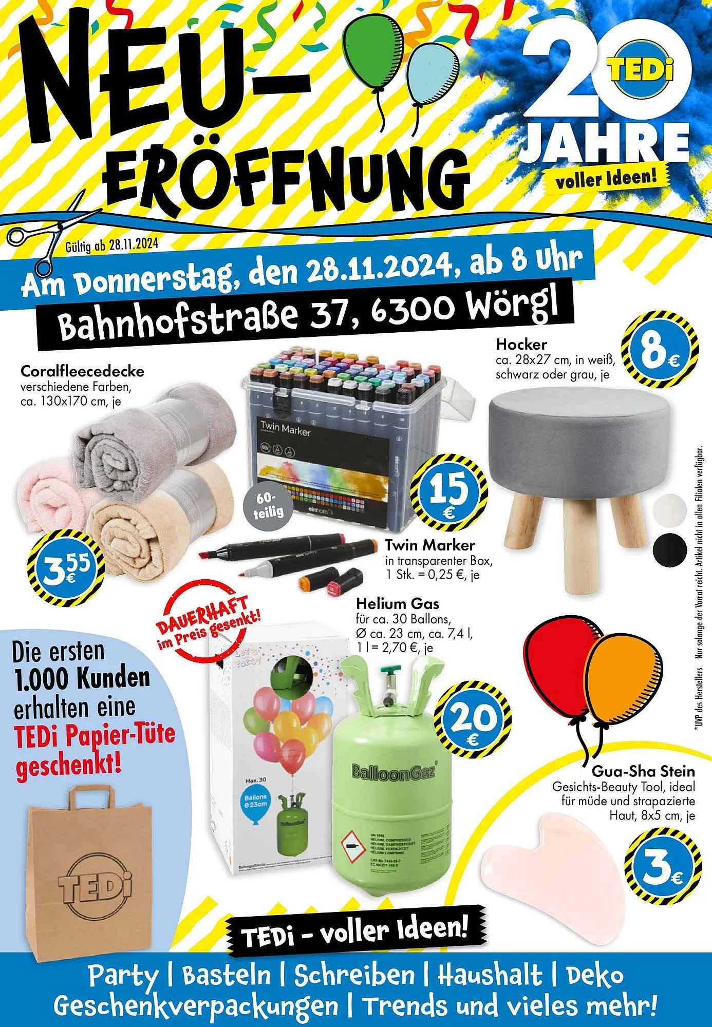 TEDi Flugblatt von 25. November bis 29. November 2024 - Flugblätt seite  1