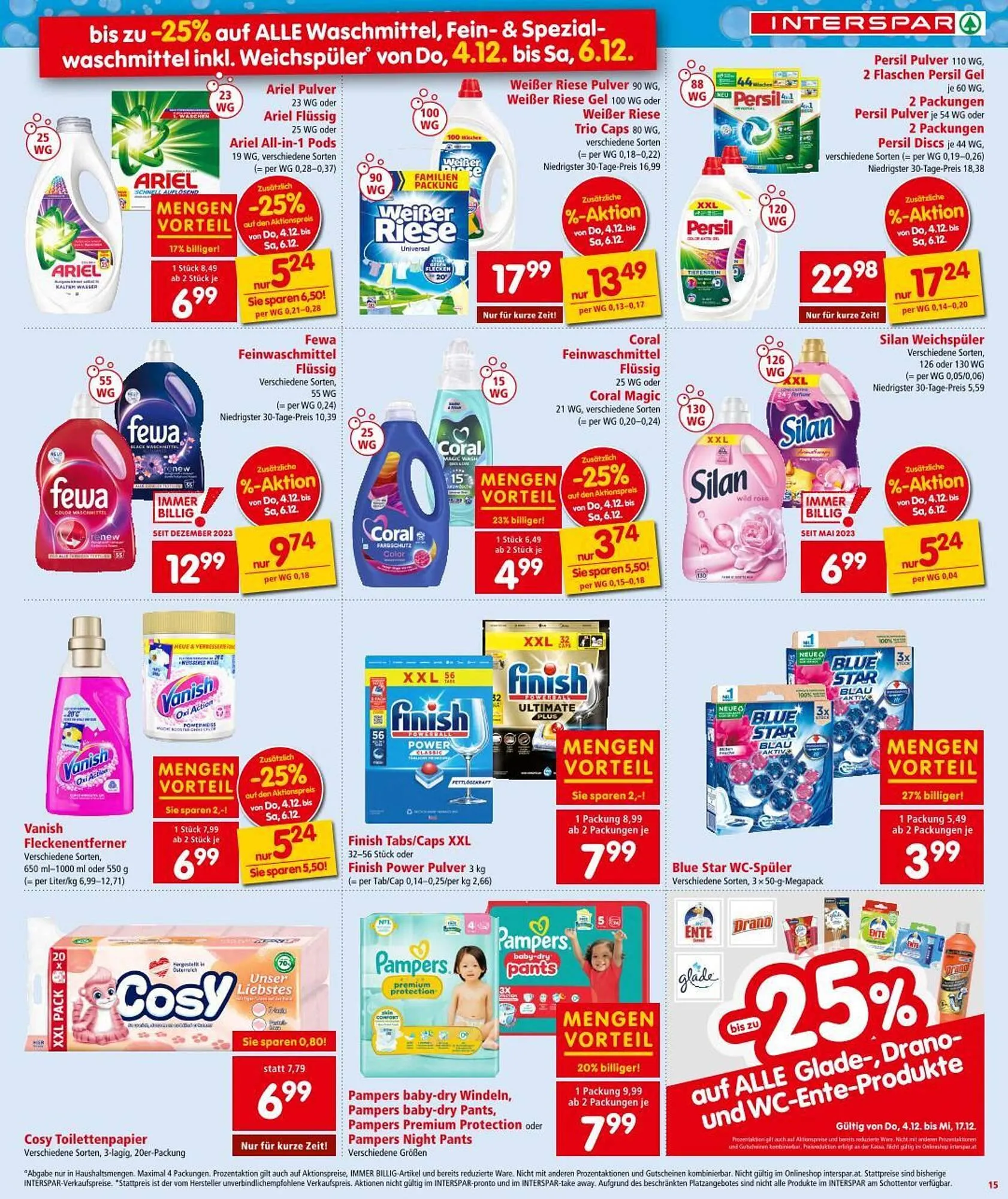 Interspar Flugblatt von 4. Dezember bis 17. Dezember 2025 - Flugblätt seite  15