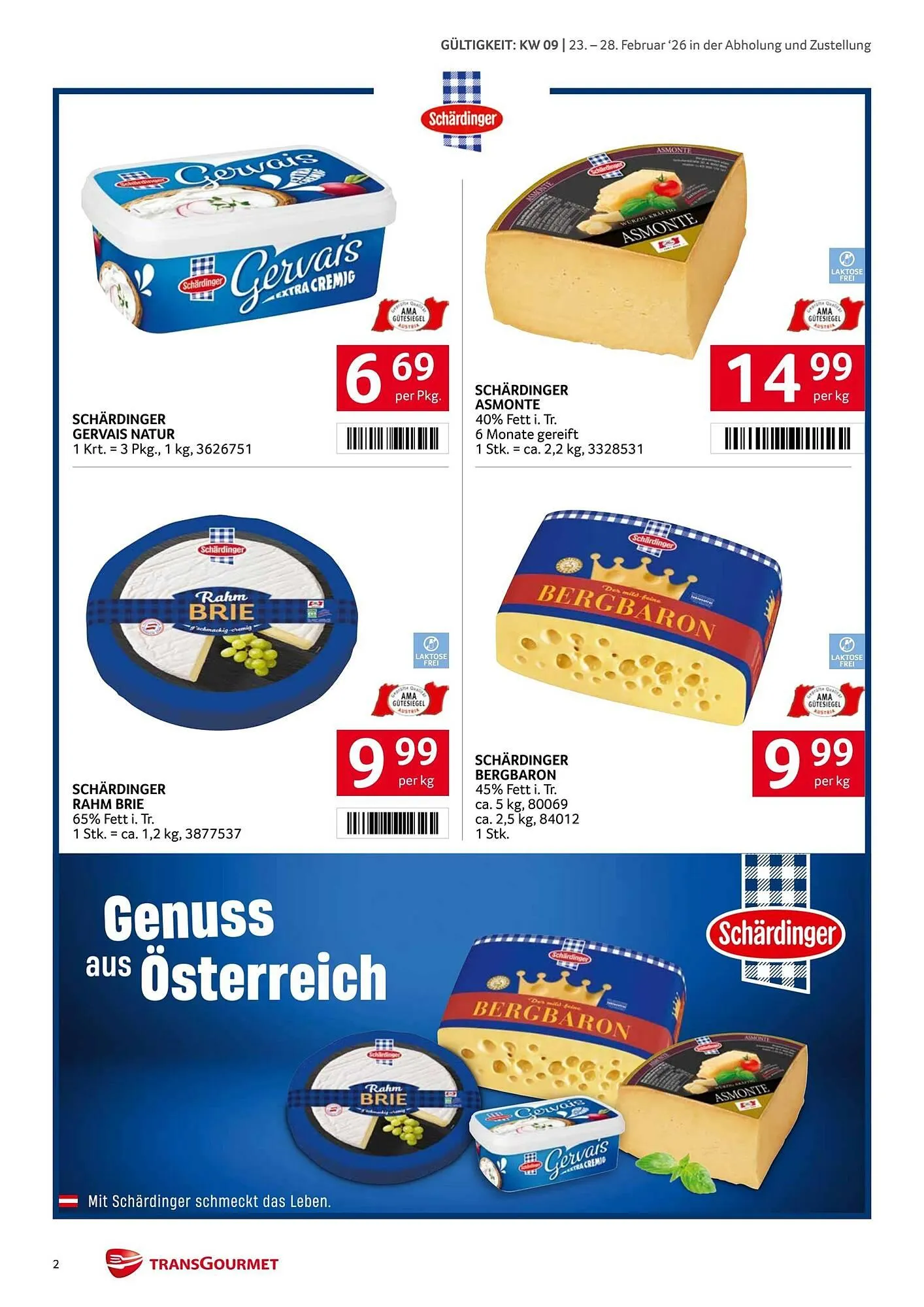 Transgourmet Flugblatt von 23. Februar bis 28. Februar 2026 - Flugblätt seite  2