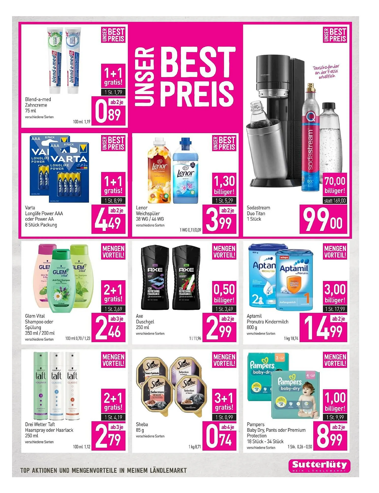 Sutterlüty Flugblatt von 7. Dezember bis 12. Dezember 2023 - Flugblätt seite 19