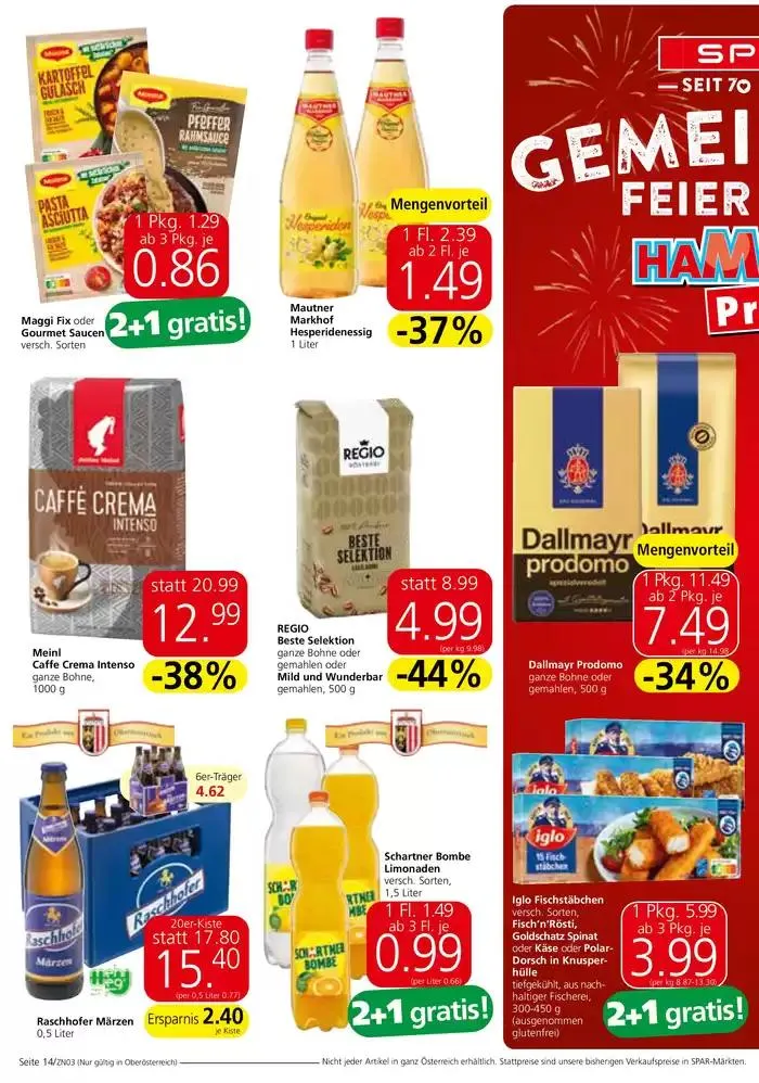 Aktuelle Deals und Angebote von 2. Oktober bis 16. Oktober 2024 - Flugblätt seite 14