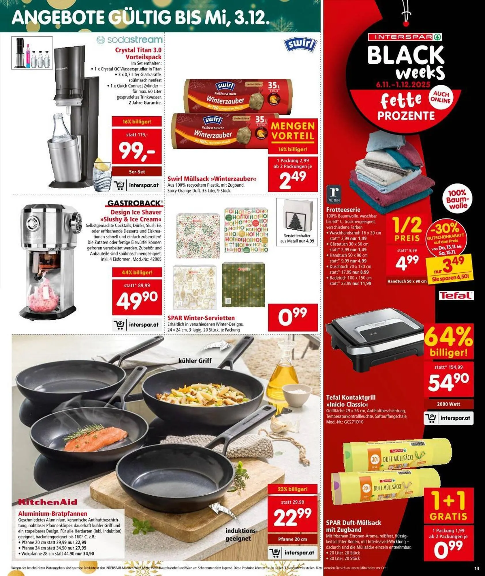 Interspar Flugblatt von 13. November bis 19. November 2025 - Flugblätt seite 13