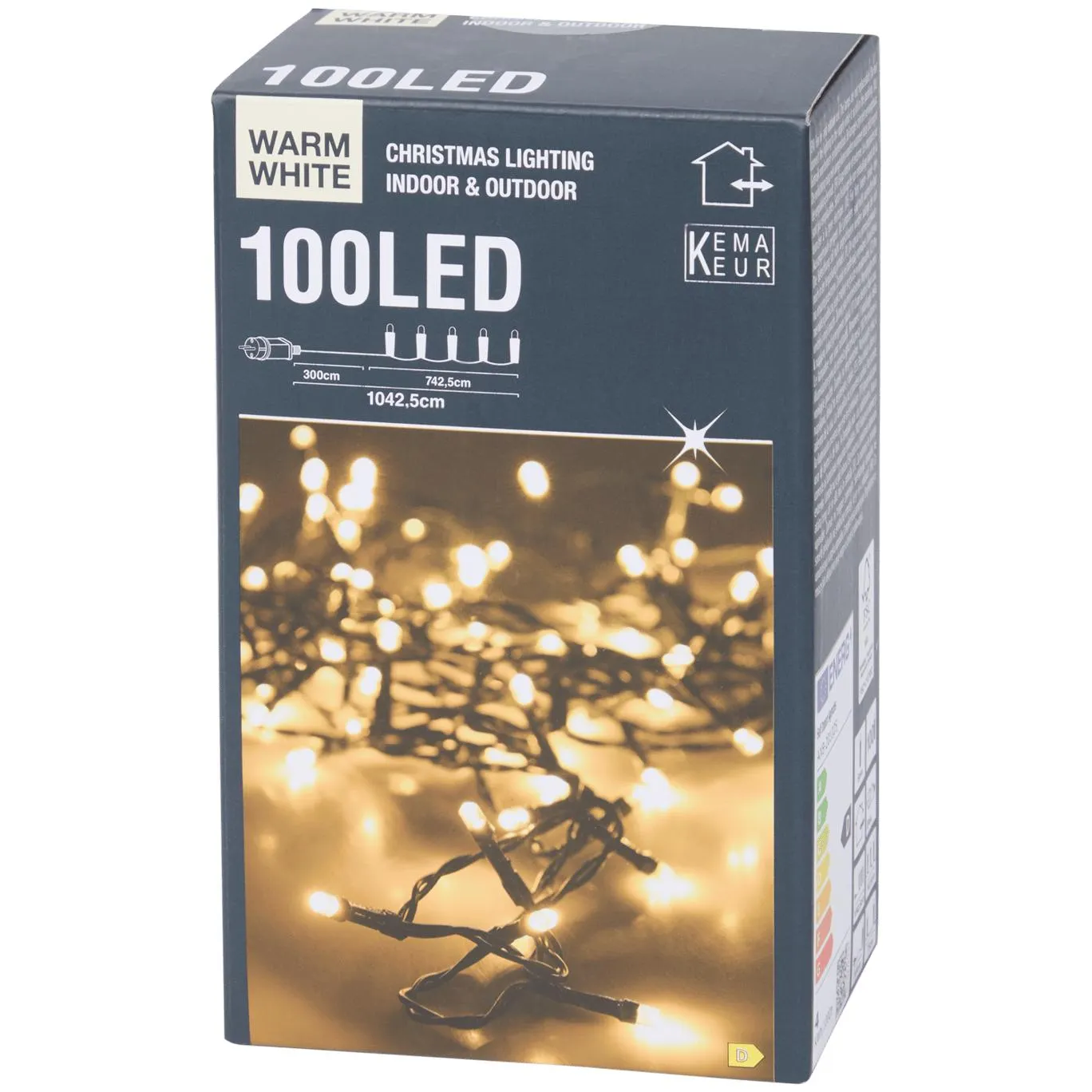 Oświetlenie świąteczne ciepła biel