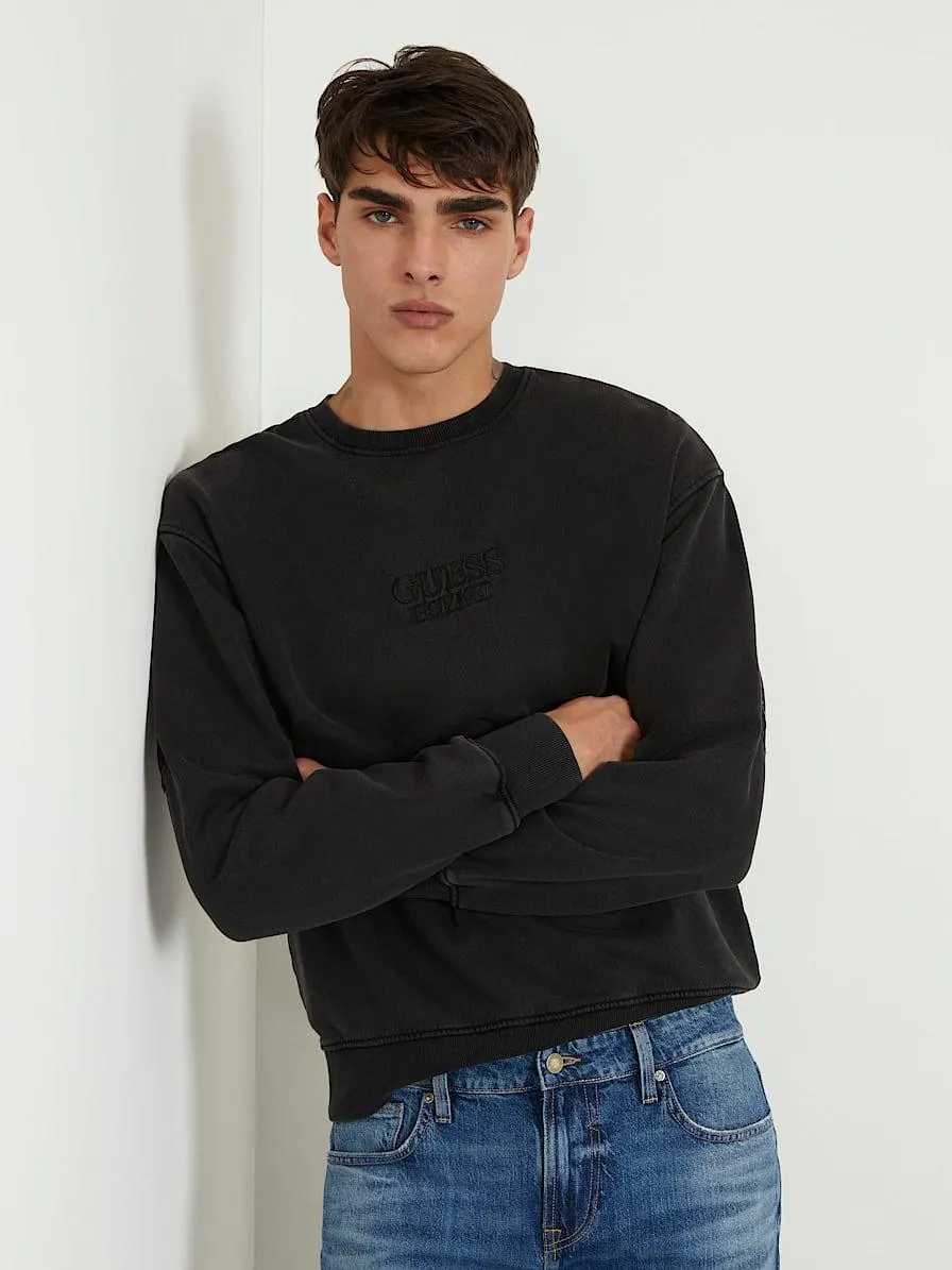 Sweatjacke mit rückseitigem logo