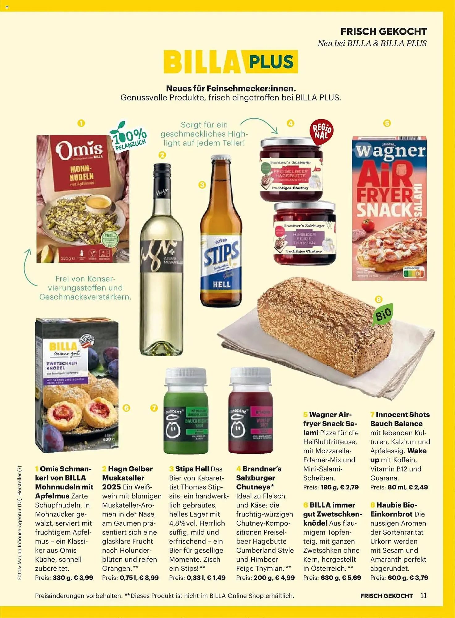 Billa Flugblatt von 1. Jänner bis 28. Februar 2026 - Flugblätt seite  7