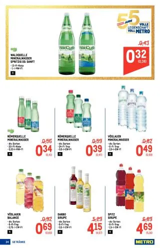 METRO Flugblatt - Metro profi von 20. August bis 2. September 2026 - Flugblätt seite  34