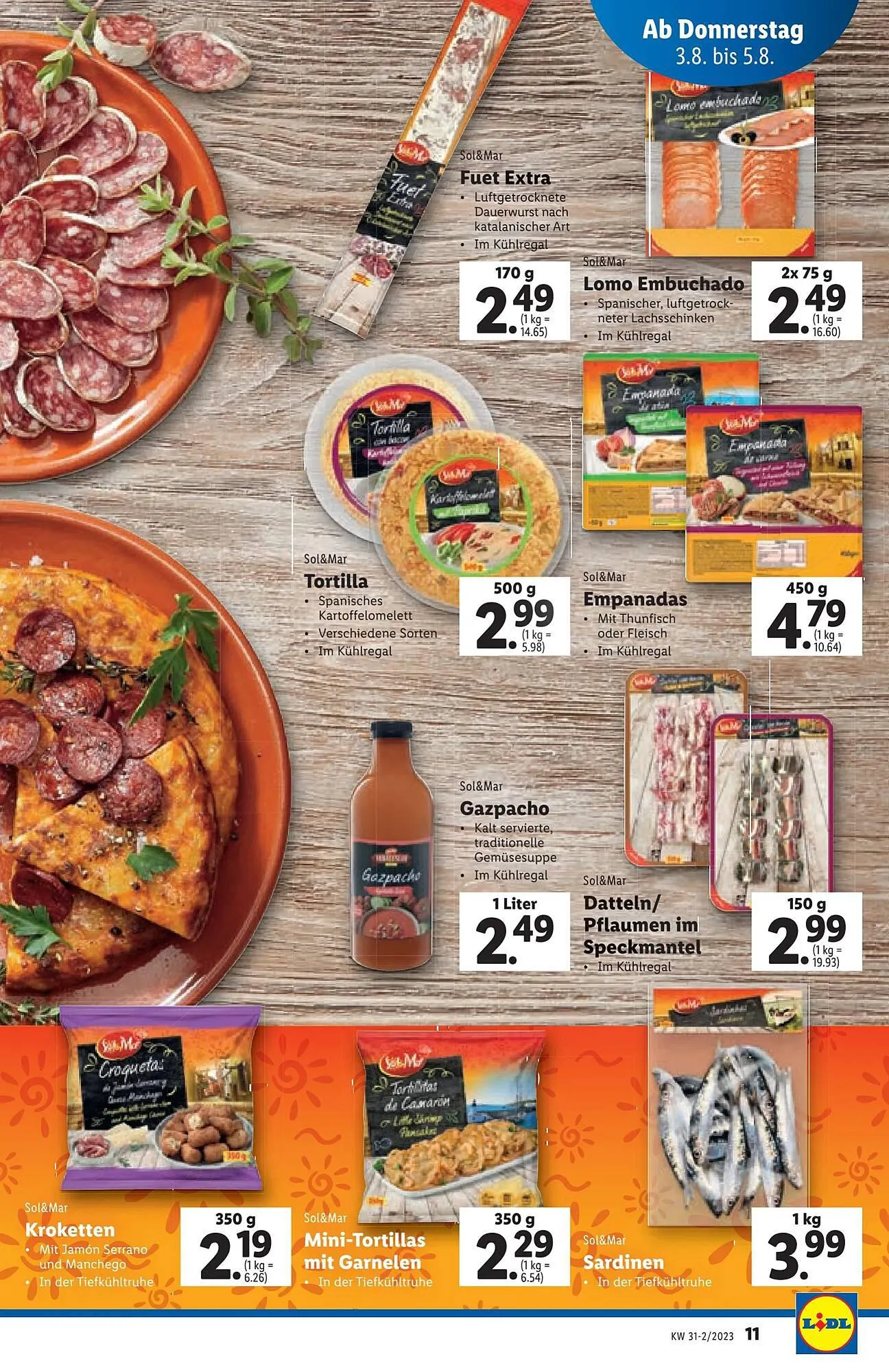 Lidl Flugblatt von 2. August bis 9. August 2023 - Flugblätt seite 11