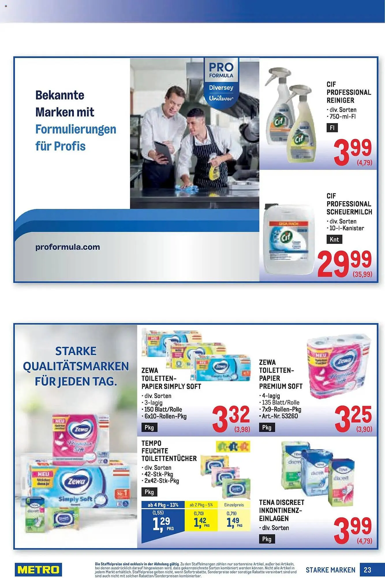 Metro Flugblatt von 19. März bis 1. April 2026 - Flugblätt seite  23