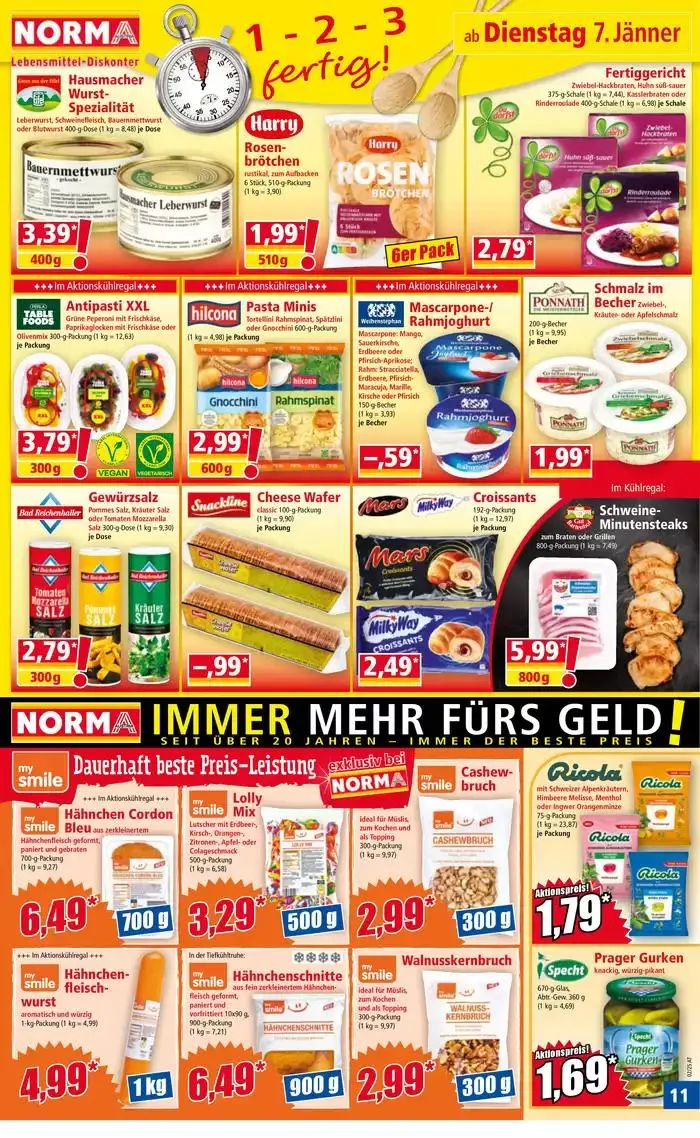 Exklusive Schnäppchen von 7. Jänner bis 11. Jänner 2025 - Flugblätt seite 11