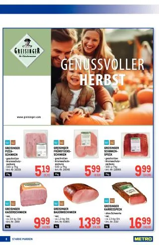 METRO Flugblatt Food - Starke Marken von 17. September bis 30. September 2026 - Flugblätt seite  8