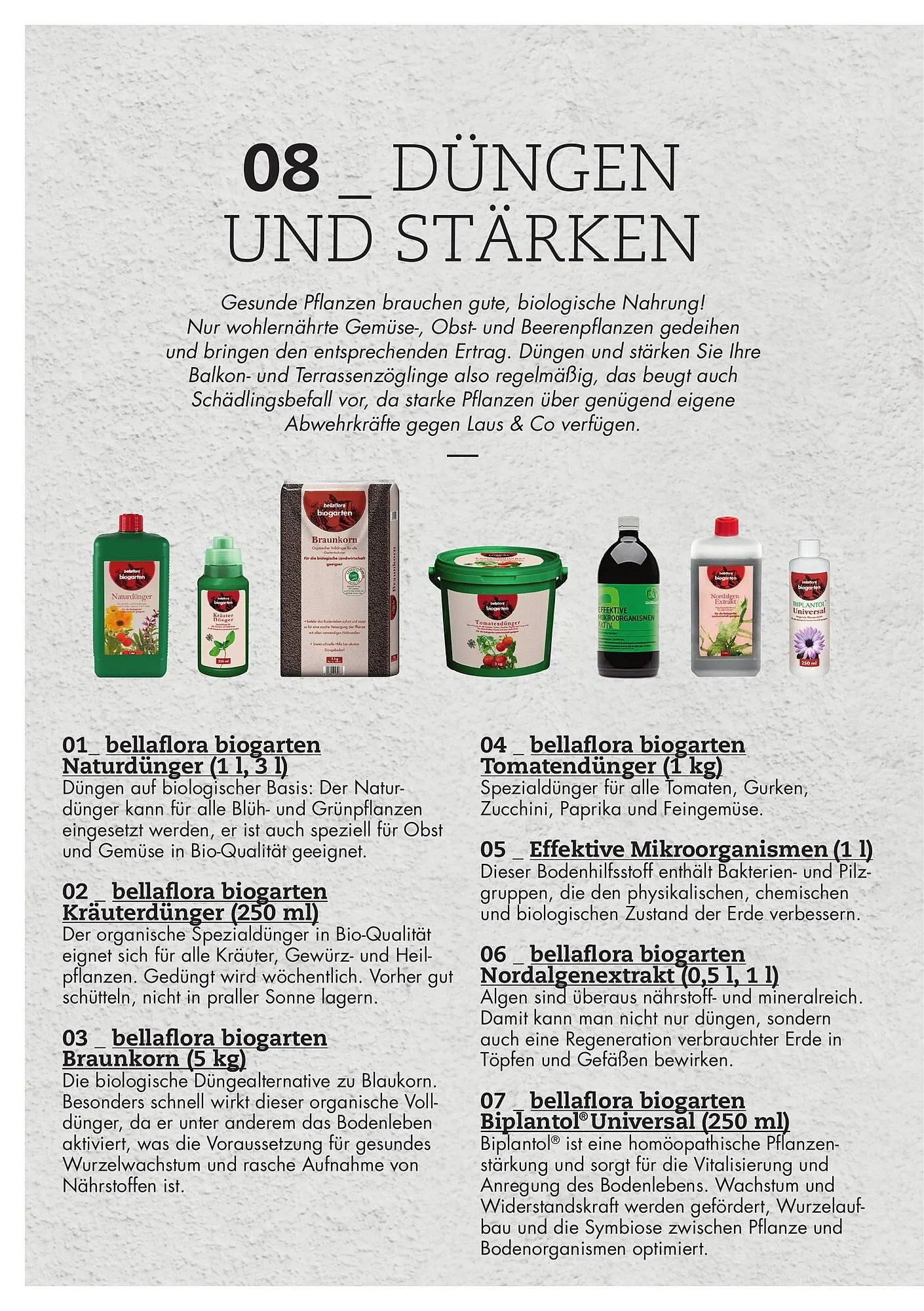 Bellaflora Flugblatt von 3. Jänner bis 31. Mai 2025 - Flugblätt seite 8