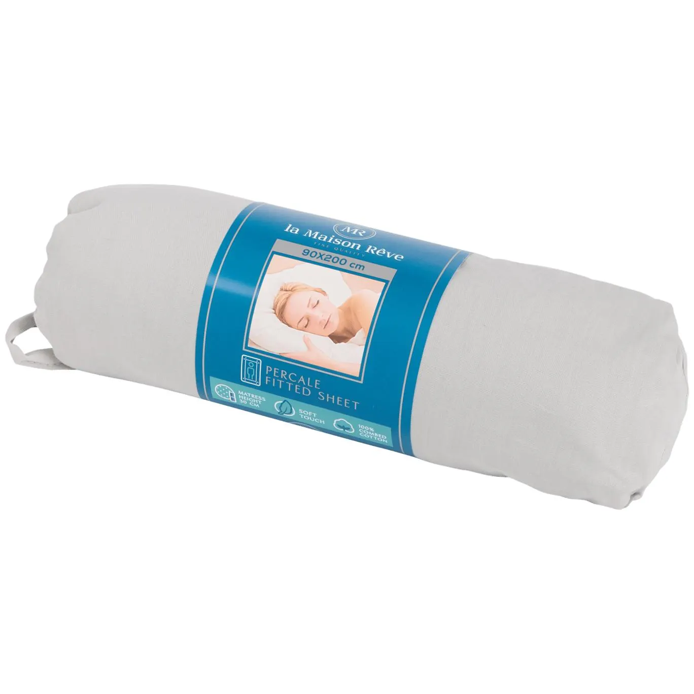 Prześcieradło z gumką z bawełny perkalowej La Maison Rêve