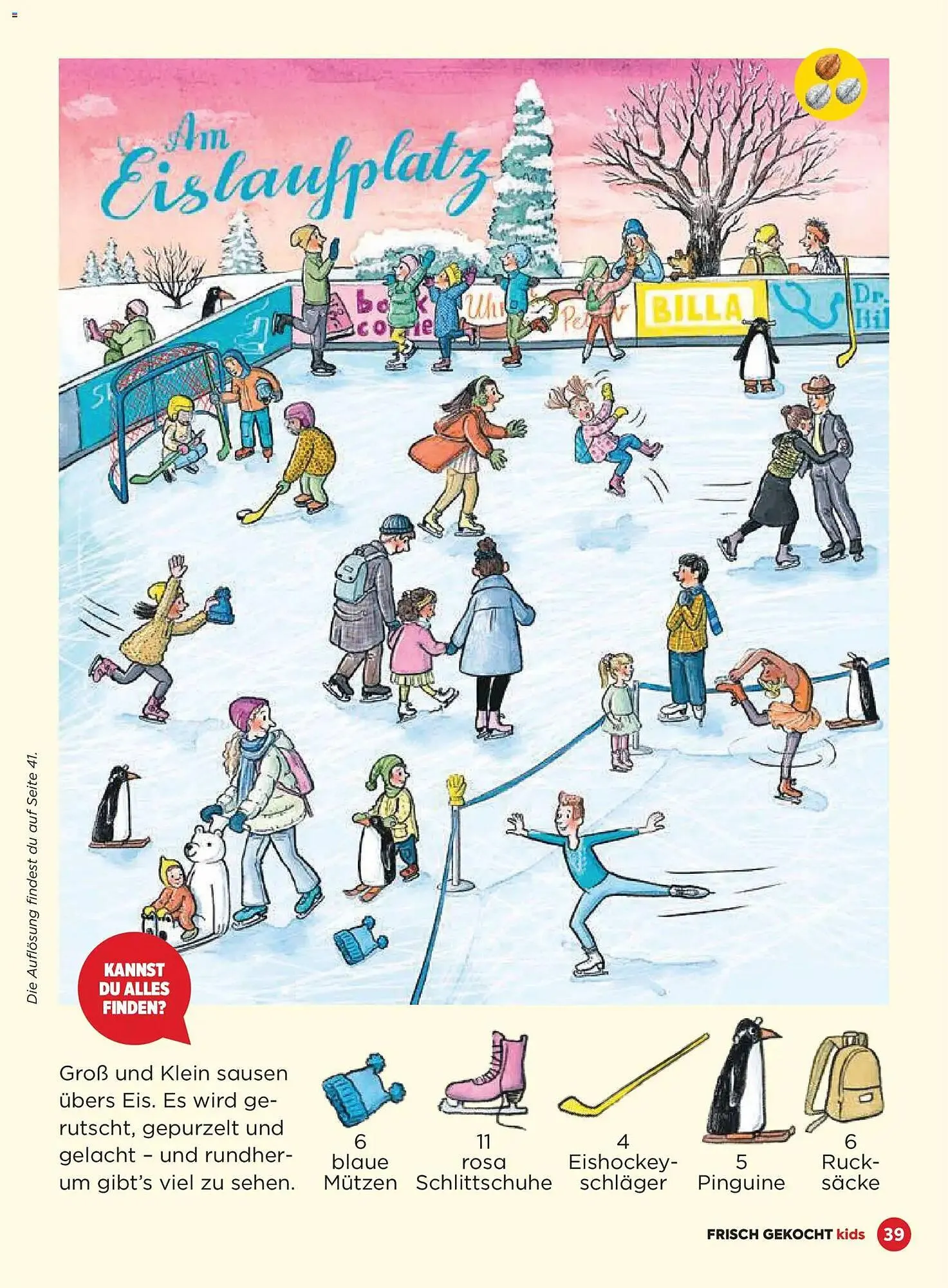 Billa Flugblatt von 1. Dezember bis 28. Februar 2026 - Flugblätt seite  39