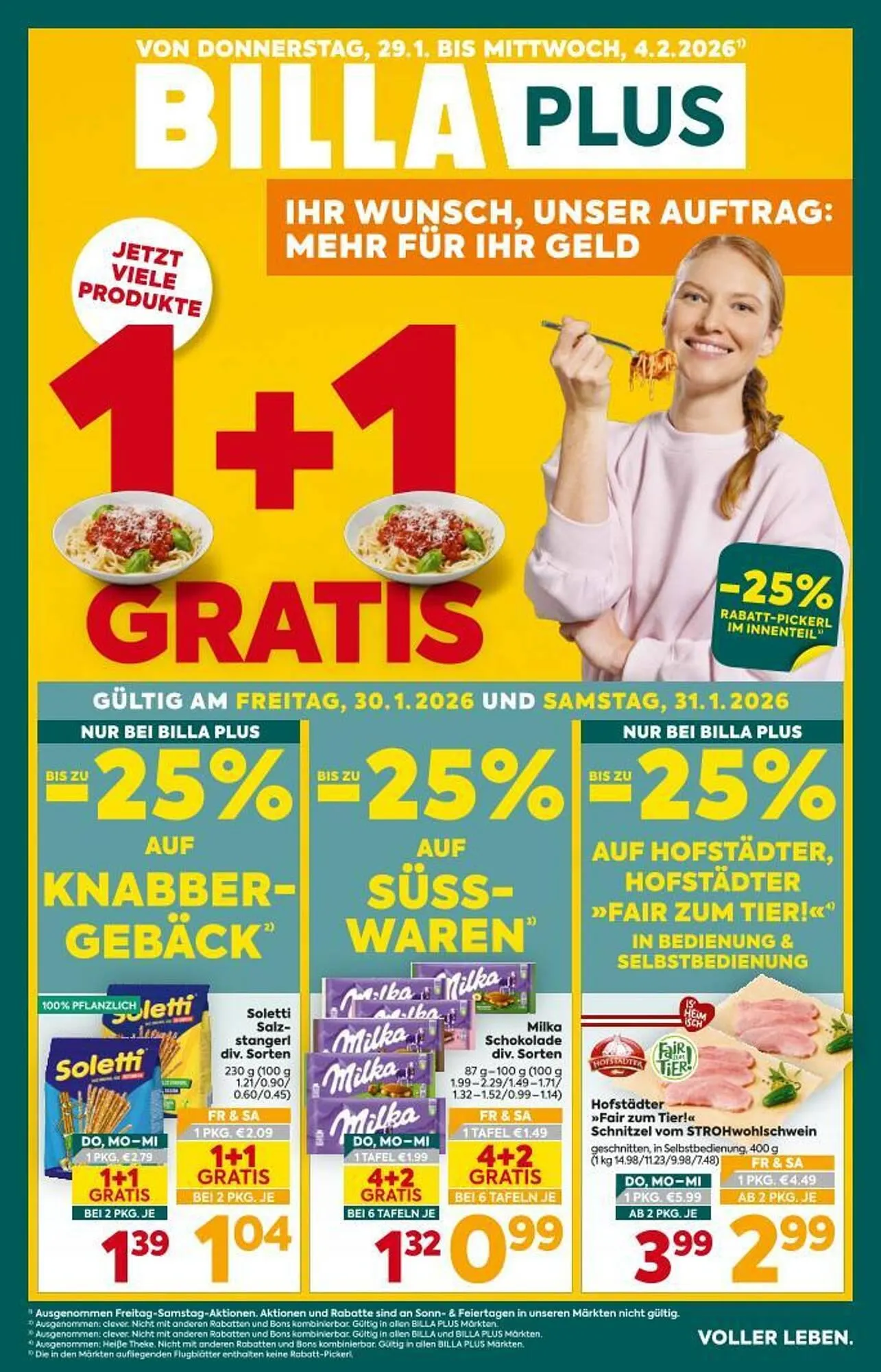 Billa Corso Flugblatt - 1