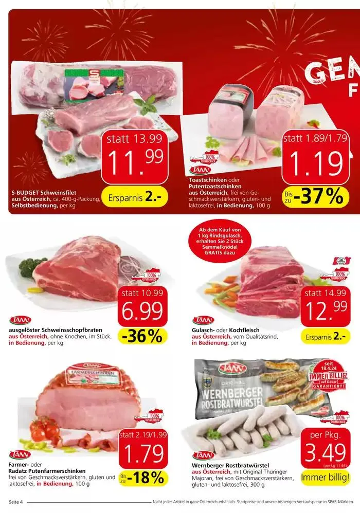 Aktuelle Deals und Angebote von 24. Oktober bis 7. November 2024 - Flugblätt seite 4