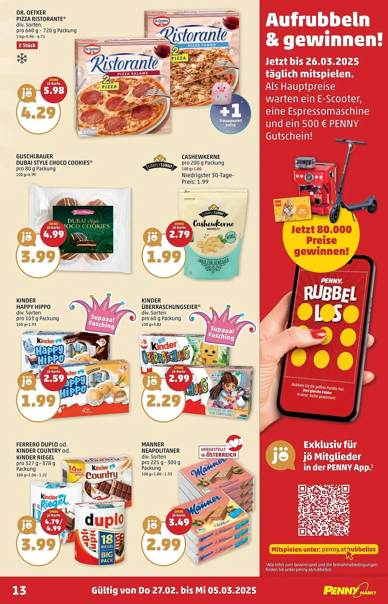 PENNY Flugblatt von 27. Februar bis 5. März 2025 - Flugblätt seite 13