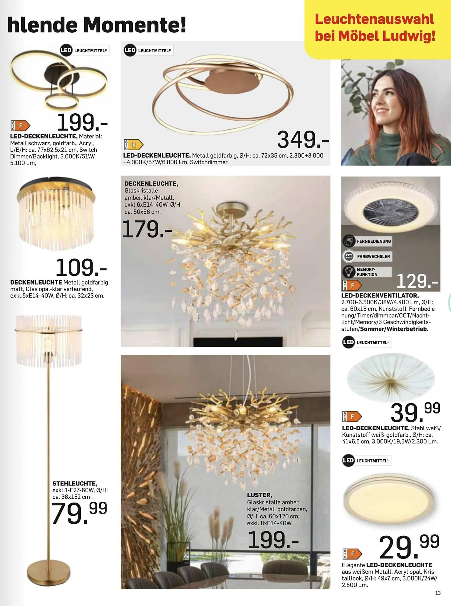 Möbel Ludwig Prospekt von 16. November bis 6. Dezember 2025 - Flugblätt seite 13