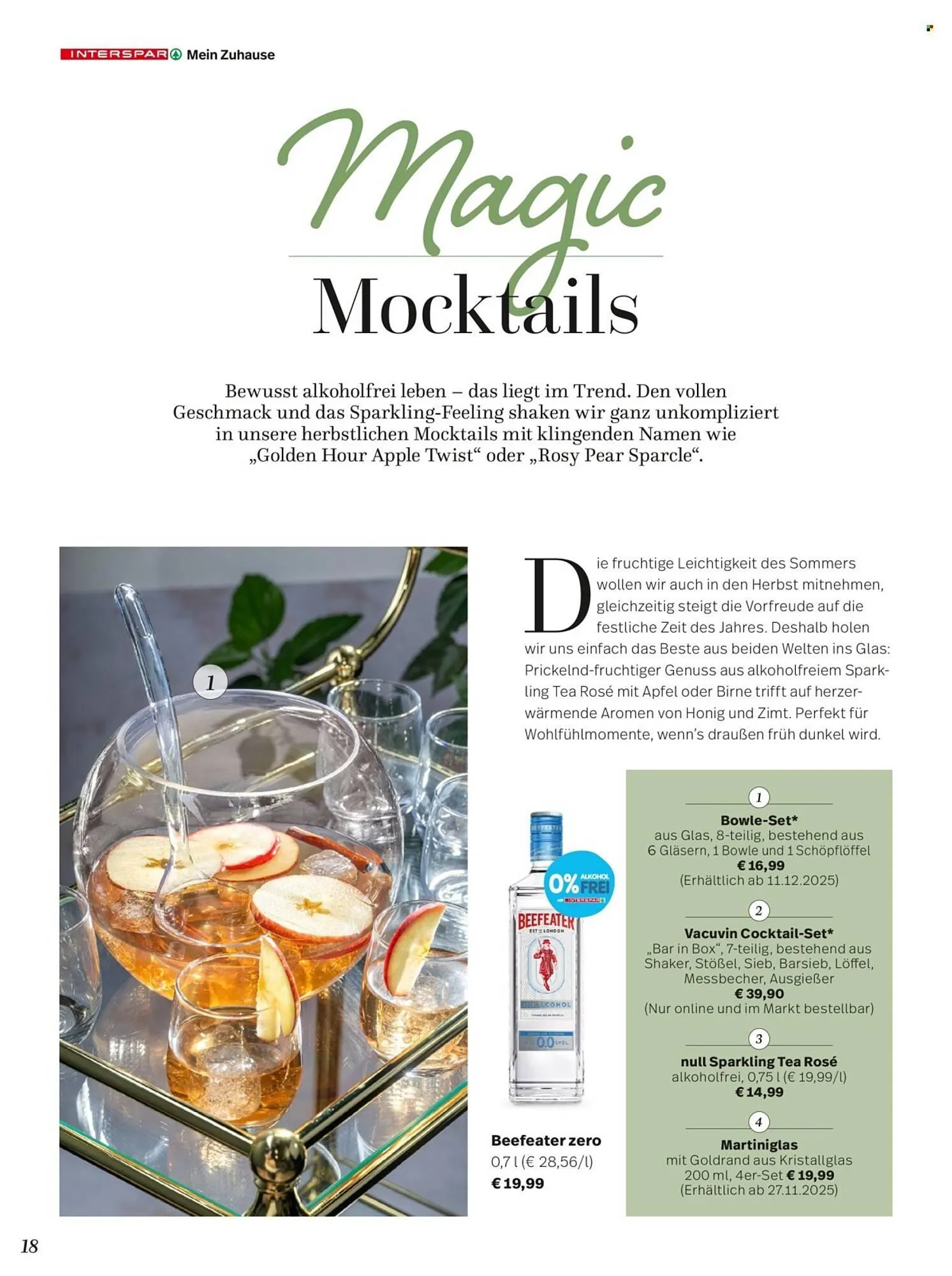 Interspar Flugblatt von 29. September bis 31. Dezember 2025 - Flugblätt seite 18