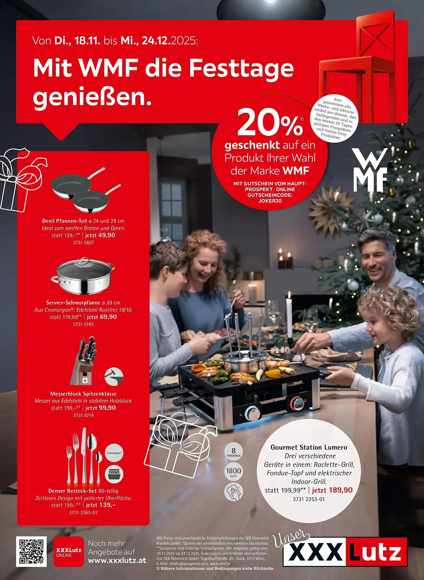 XXXLutz Prospekt von 18. November bis 24. Dezember 2025 - Flugblätt seite 1