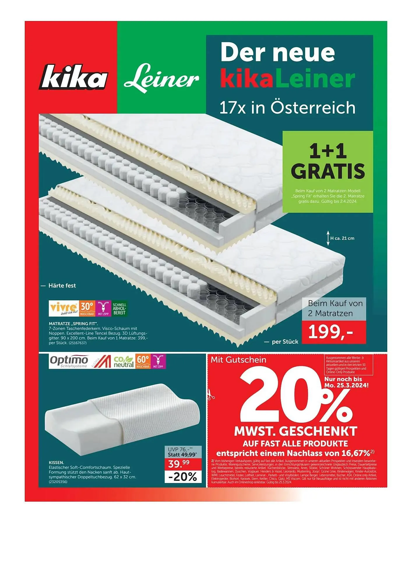 Leiner Flugblatt von 19. März bis 2. April 2024 - Flugblätt seite