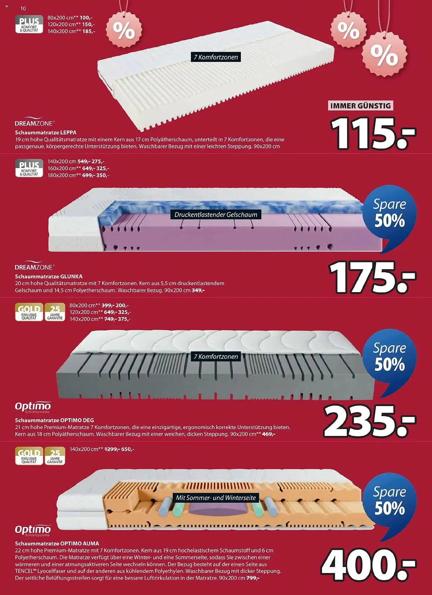 JYSK Flugblatt von 19. Jänner bis 10. Februar 2026 - Flugblätt seite  10