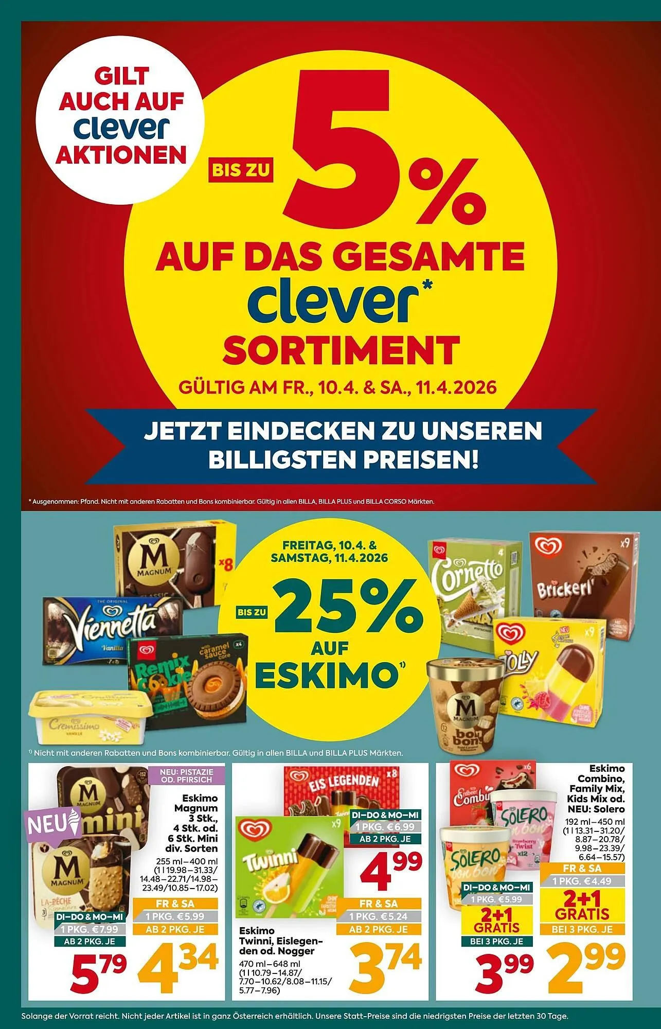 Billa Box Flugblatt von 7. April bis 15. April 2026 - Flugblätt seite  2