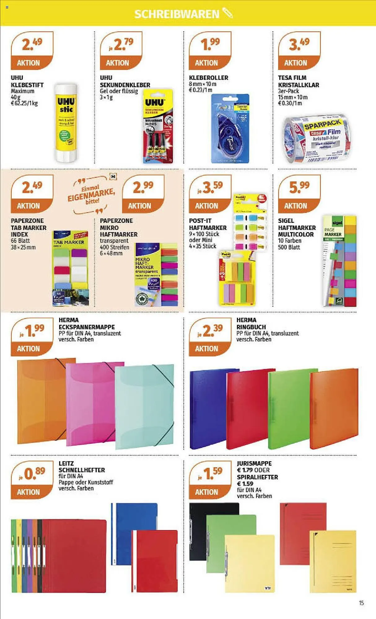 Müller Flugblatt von 28. August bis 16. September 2023 - Flugblätt seite 15