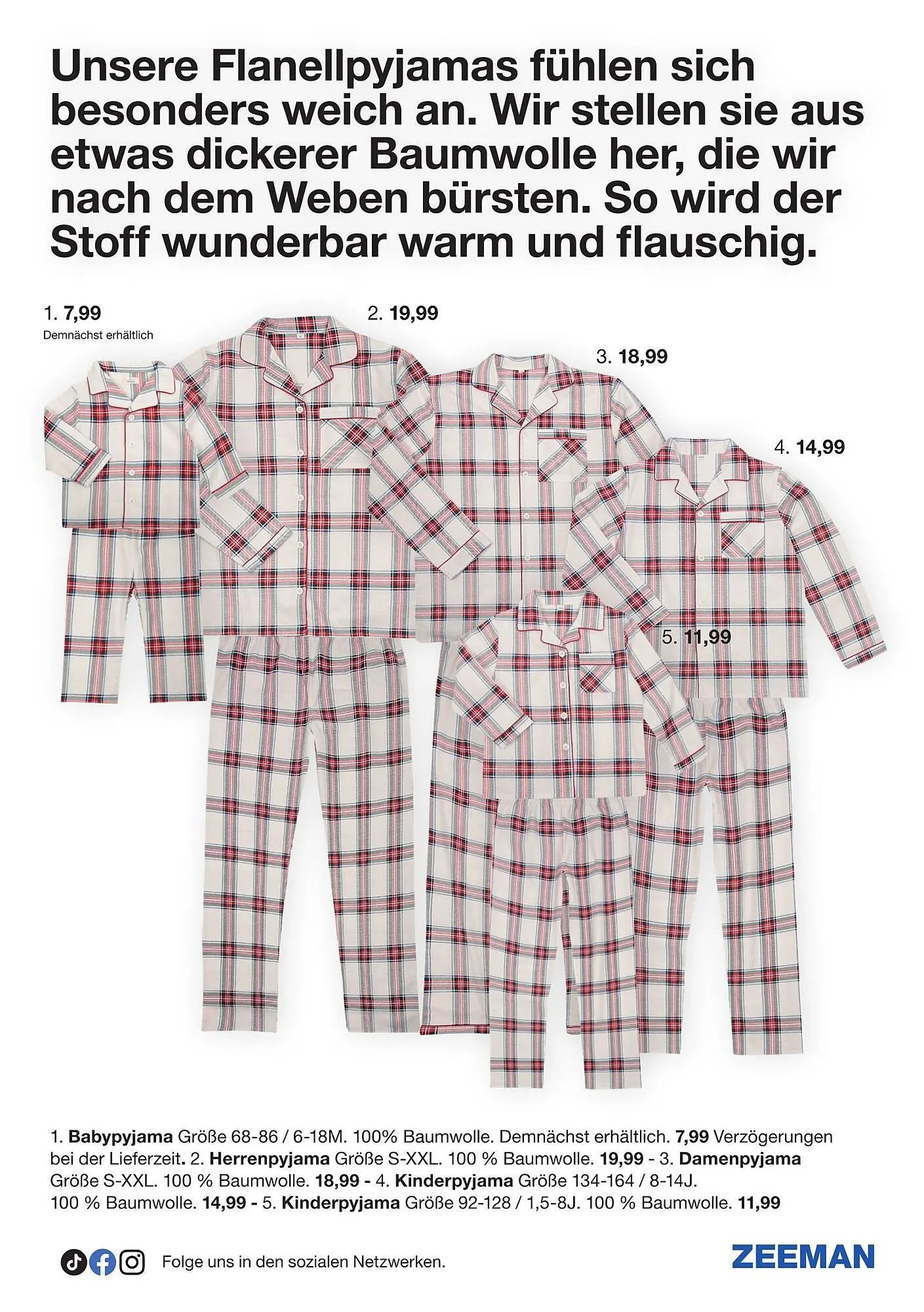 Zeeman Prospekt von 25. Oktober bis 7. November 2025 - Flugblätt seite  9