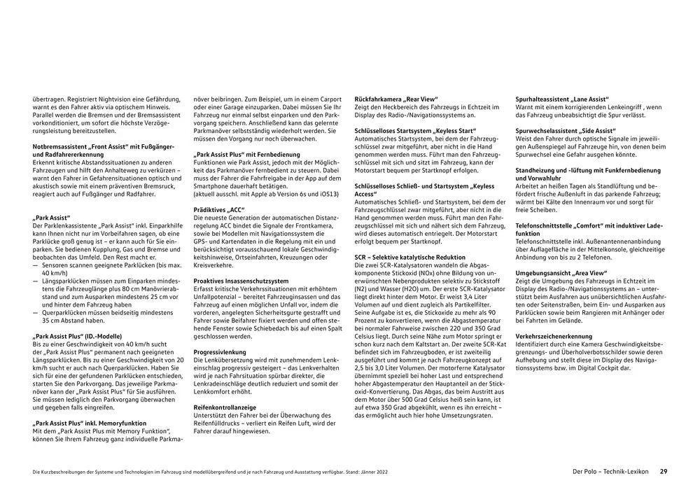 Volkswagen POLO von 16. Februar bis 16. Februar 2025 - Flugblätt seite  29