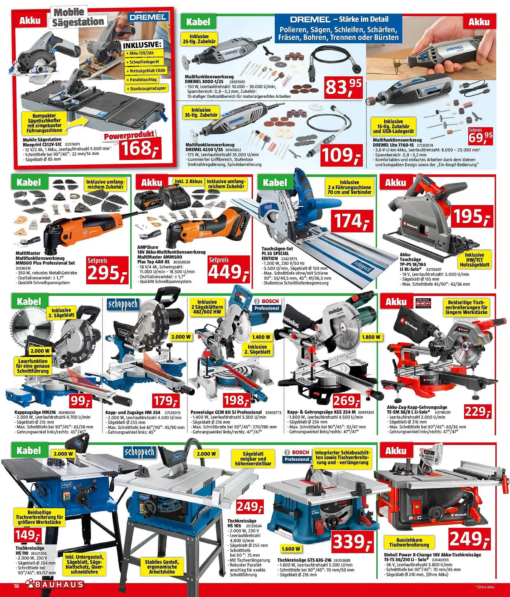 Bauhaus Flugblatt von 3. Dezember bis 31. Dezember 2025 - Flugblätt seite  16