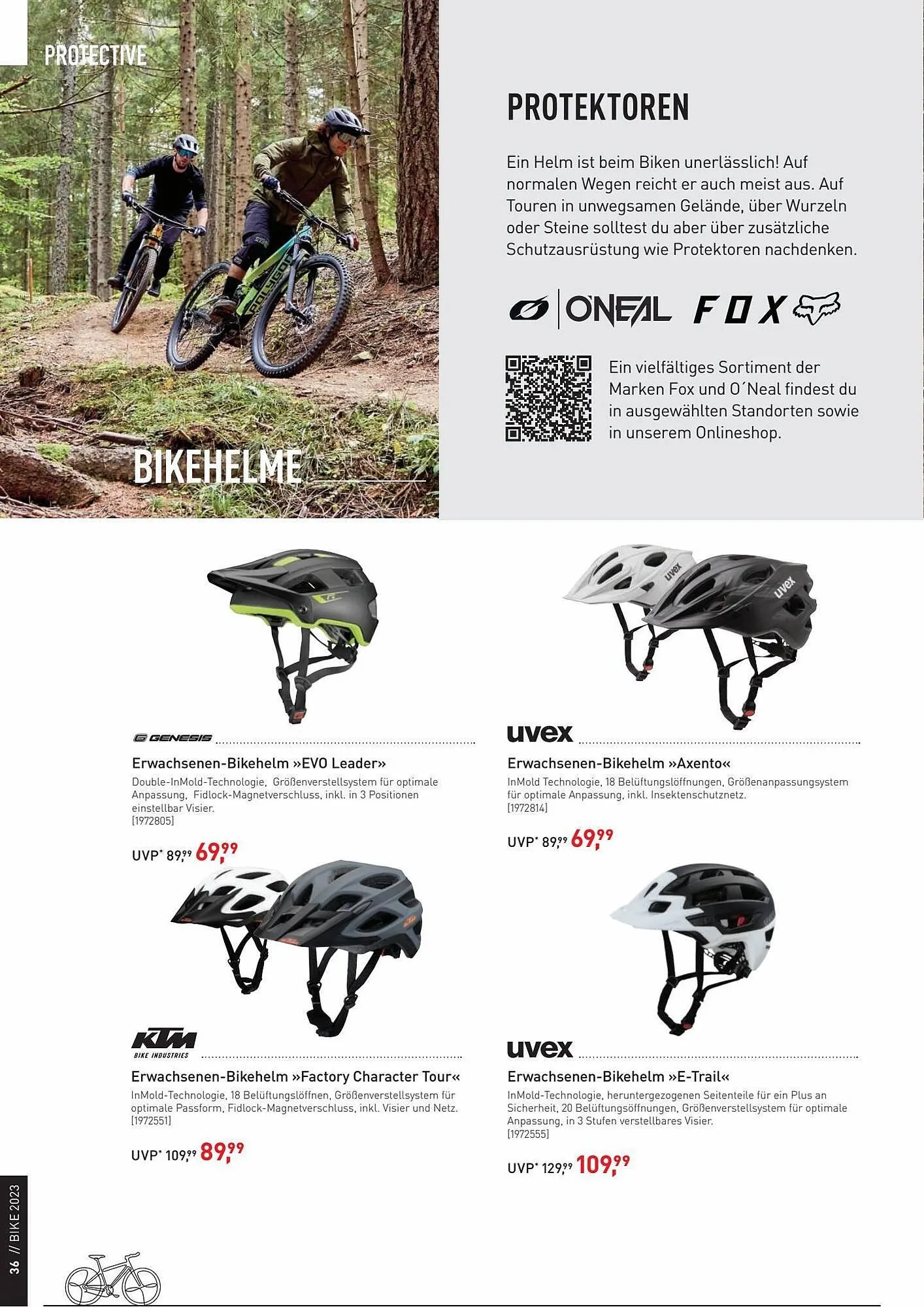 Intersport Flugblatt von 3. April bis 31. Dezember 2023 - Flugblätt seite 36