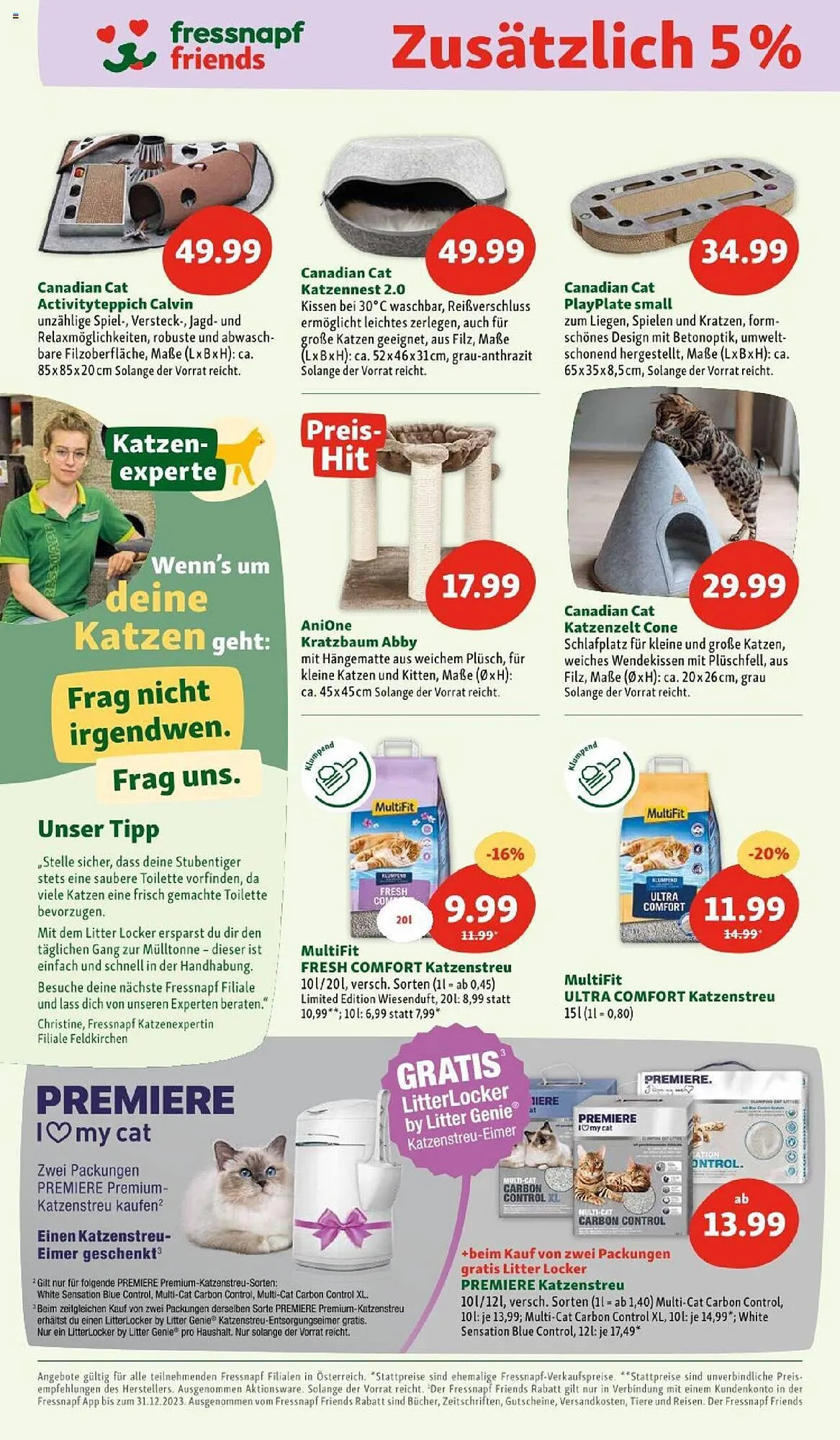 Fressnapf Flugblatt von 3. Oktober bis 7. Oktober 2023 - Flugblätt seite 6