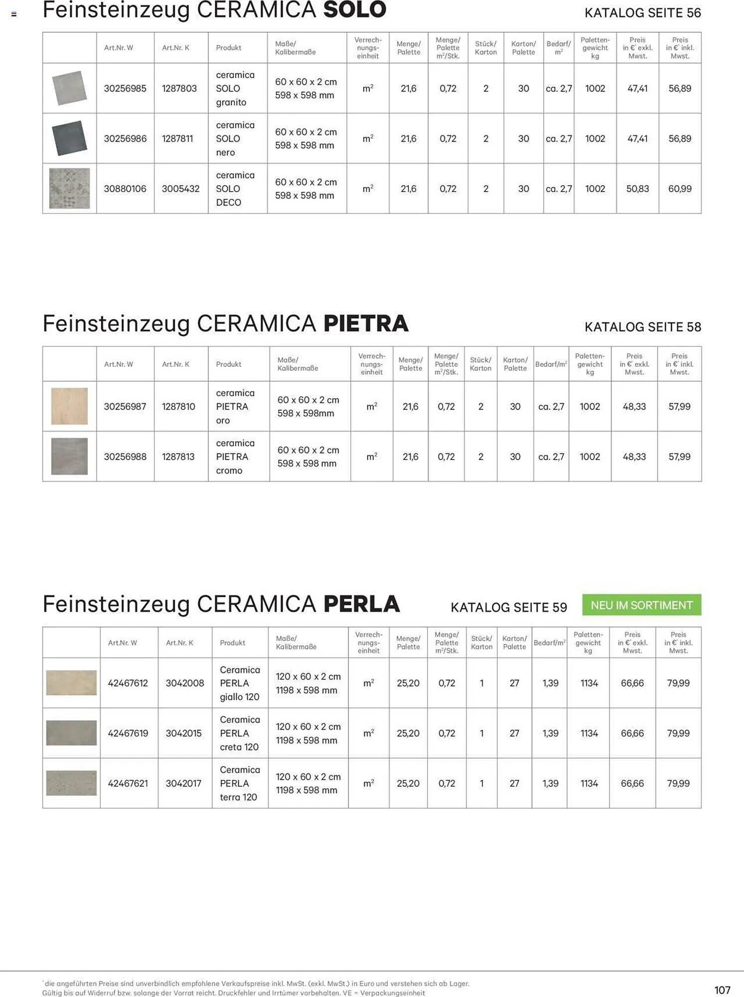 Lagerhaus Flugblatt von 2. März bis 31. Dezember 2023 - Flugblätt seite 107