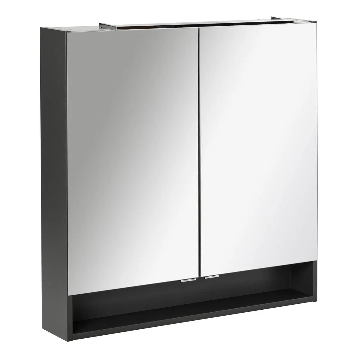 Fackelmann Spiegelschrank LUNA 800 x 793 x 153 mm anthrazit