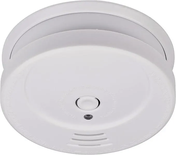 Brennenstuhl Rauchmelder RM C 9010 mit austauschbarer Batterie (geprüfft nach EN 14604, durchdringendes Alarmsignal) Weiß