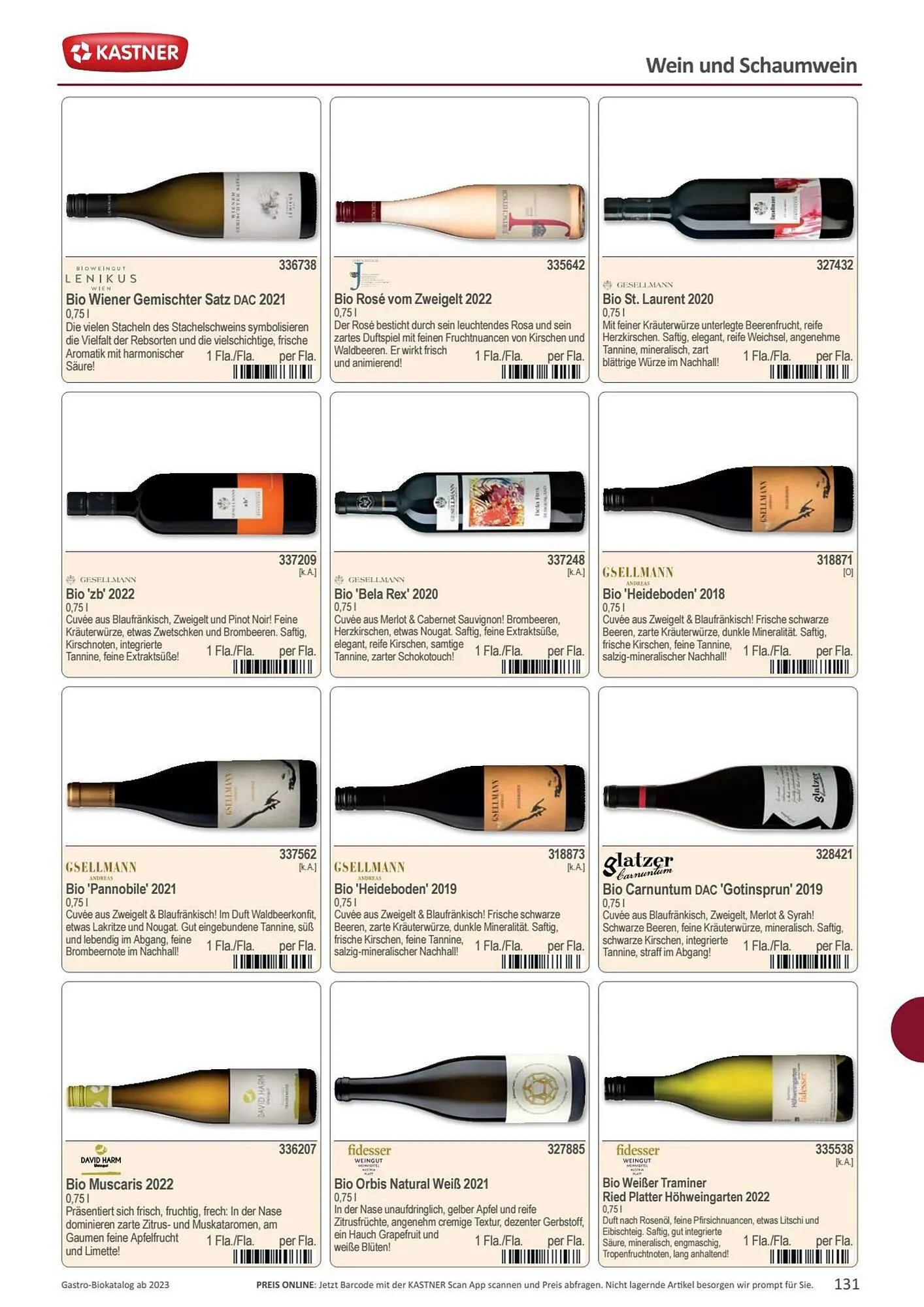 Kastner Flugblatt von 15. September bis 30. Dezember 2023 - Flugblätt seite 133