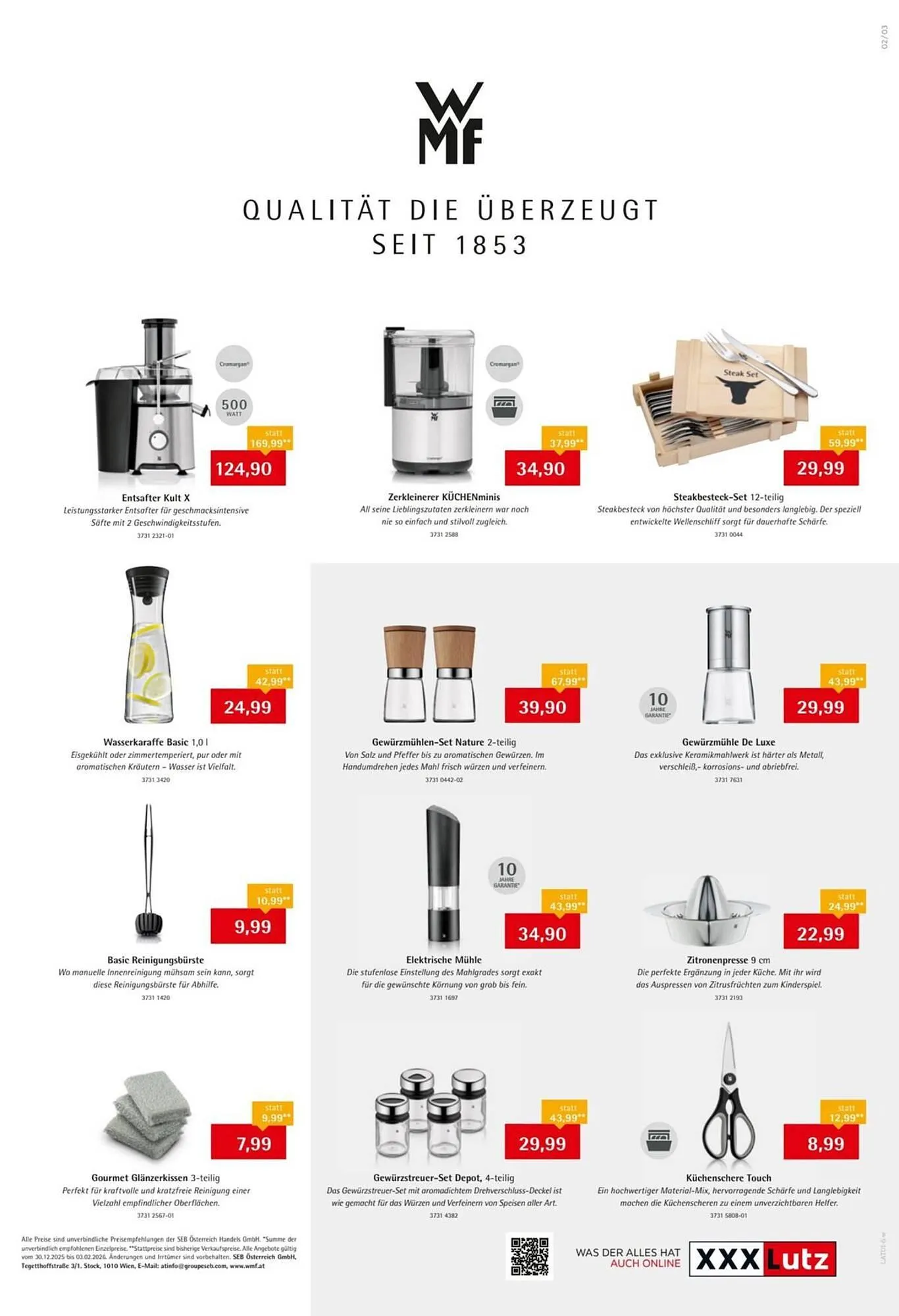 XXXLutz Prospekt von 30. Dezember bis 3. Februar 2026 - Flugblätt seite 3