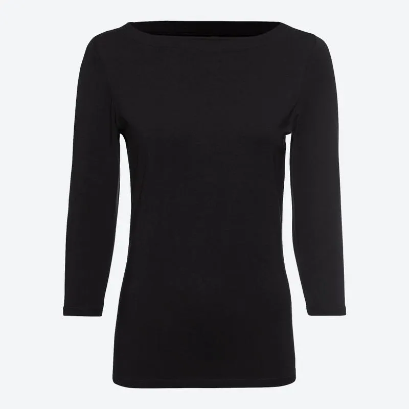 Damen-Shirt mit U-Boot-Ausschnitt