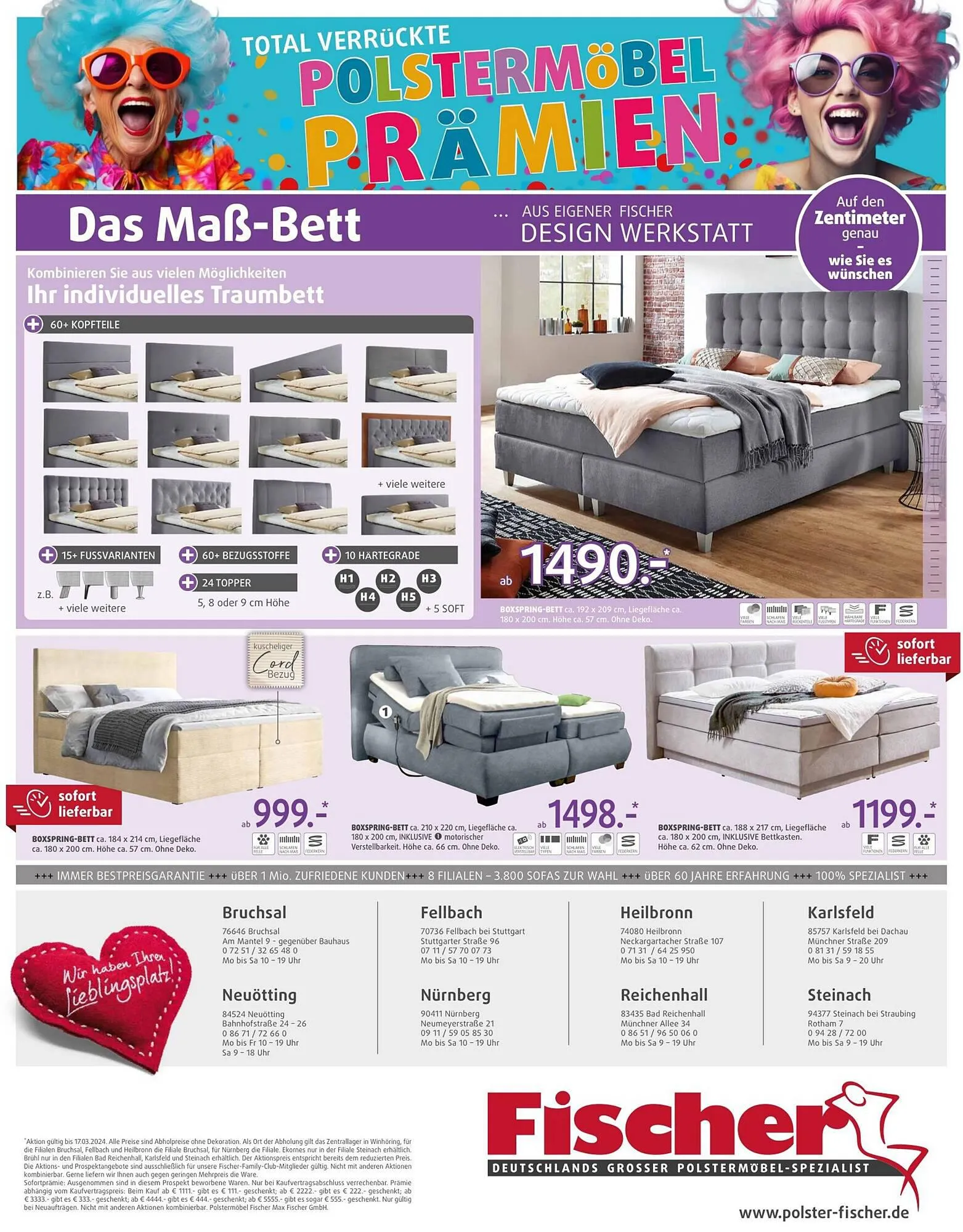 Polstermöbel Fischer Flugblatt von 15. Februar bis 17. März 2024 - Flugblätt seite 41