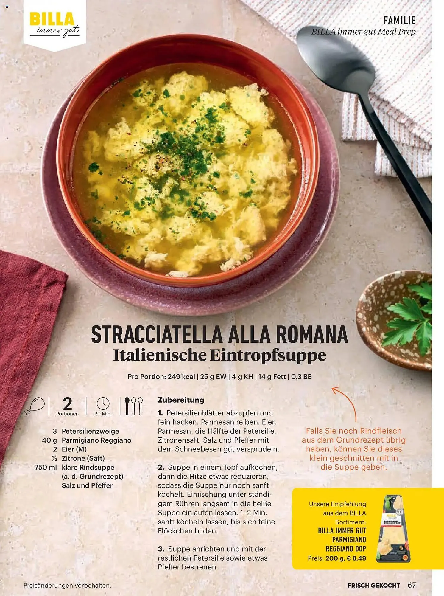 Billa Flugblatt von 1. März bis 30. April 2026 - Flugblätt seite  65