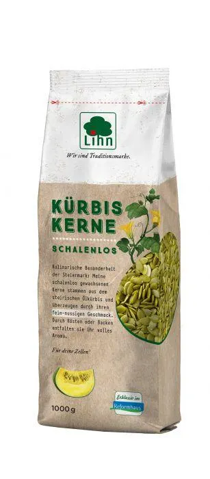 Lihn Kürbiskerne, schalenlos gewachsen 1000g