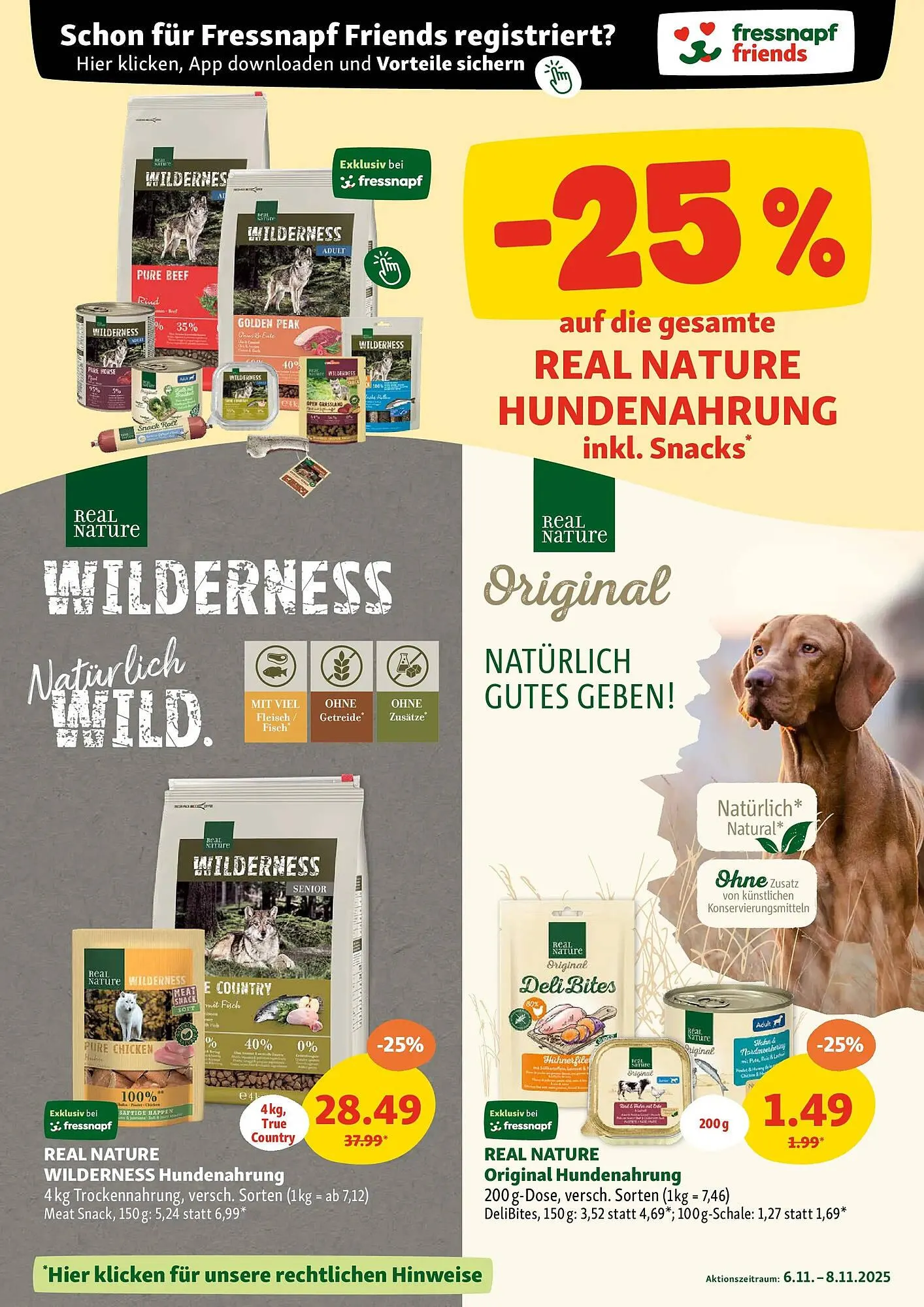 Fressnapf Flugblatt von 6. November bis 8. November 2025 - Flugblätt seite 4