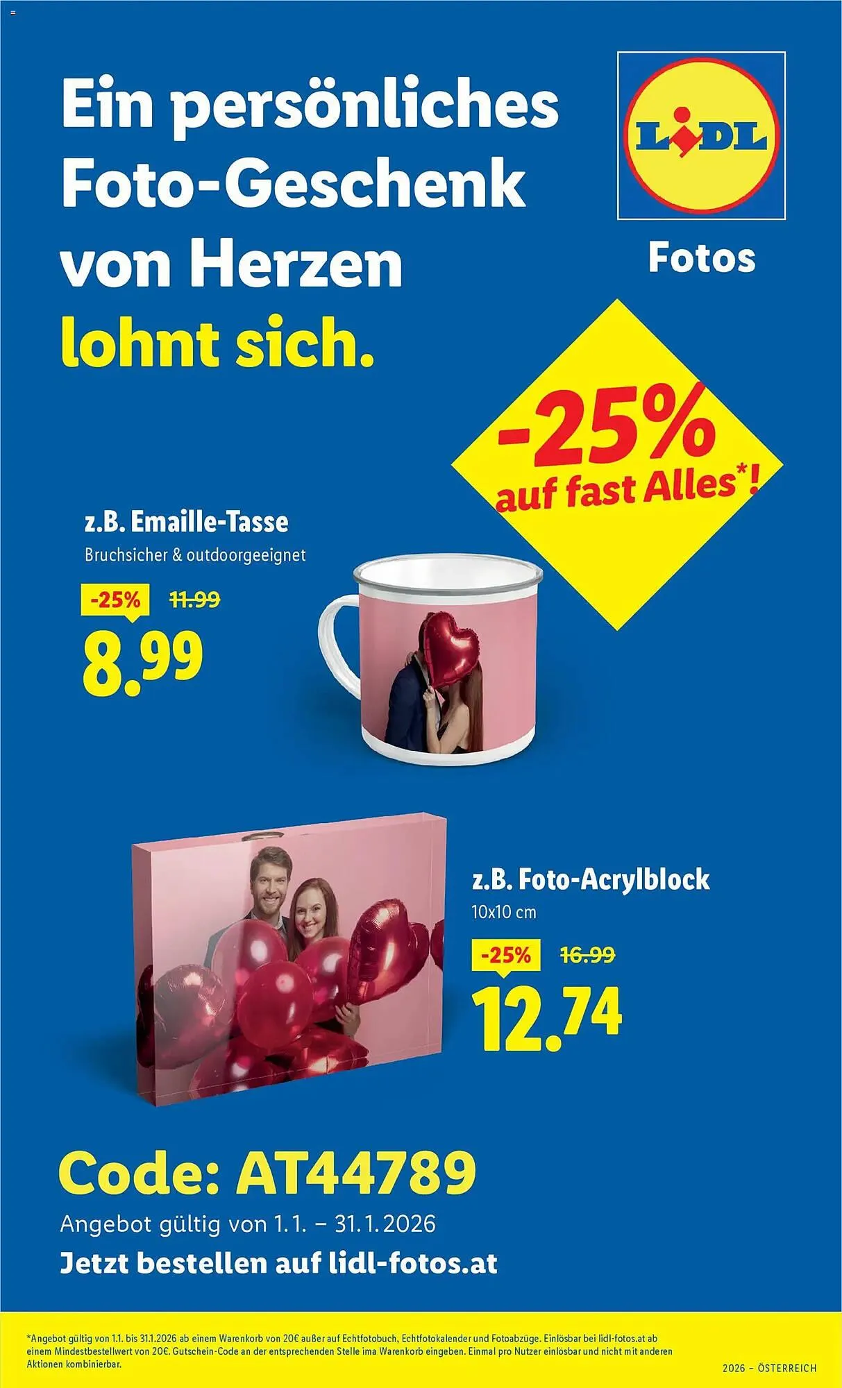 Lidl Flugblatt von 7. Jänner bis 31. Jänner 2026 - Flugblätt seite  1