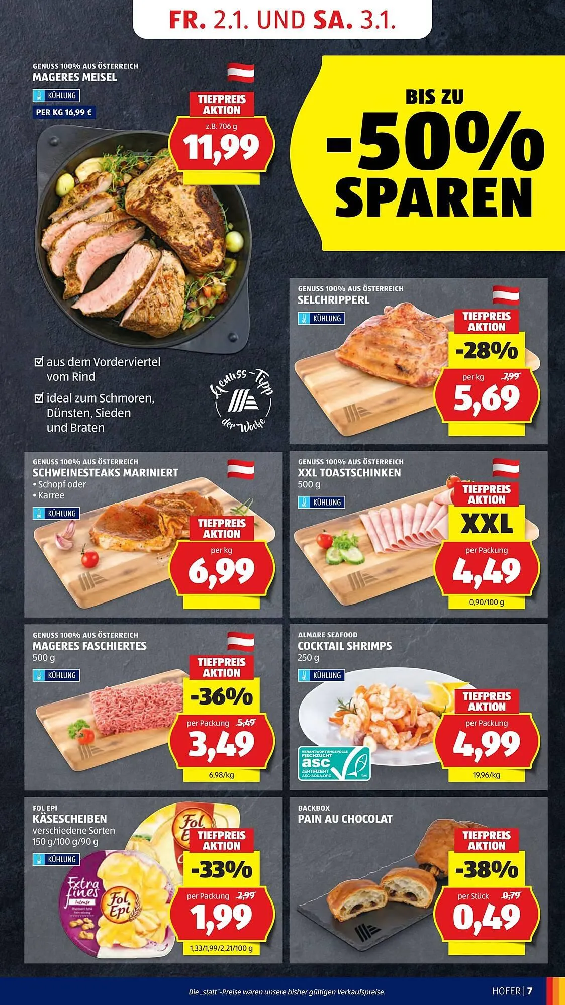 Hofer Flugblatt von 2. Jänner bis 9. Jänner 2026 - Flugblätt seite  9