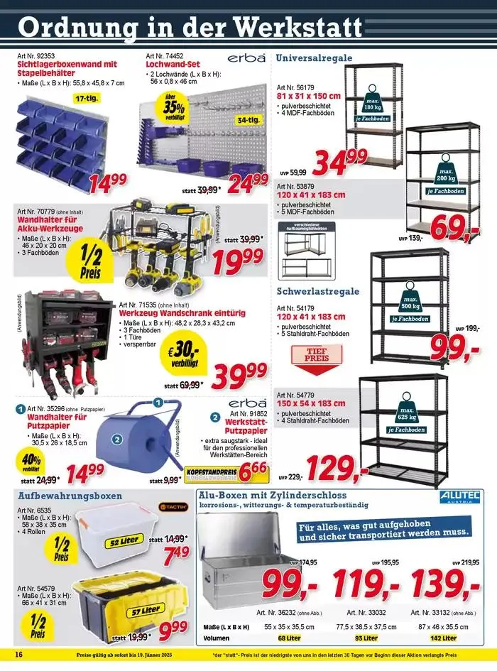 Jänner I 2025 von 27. Dezember bis 10. Jänner 2025 - Flugblätt seite  16